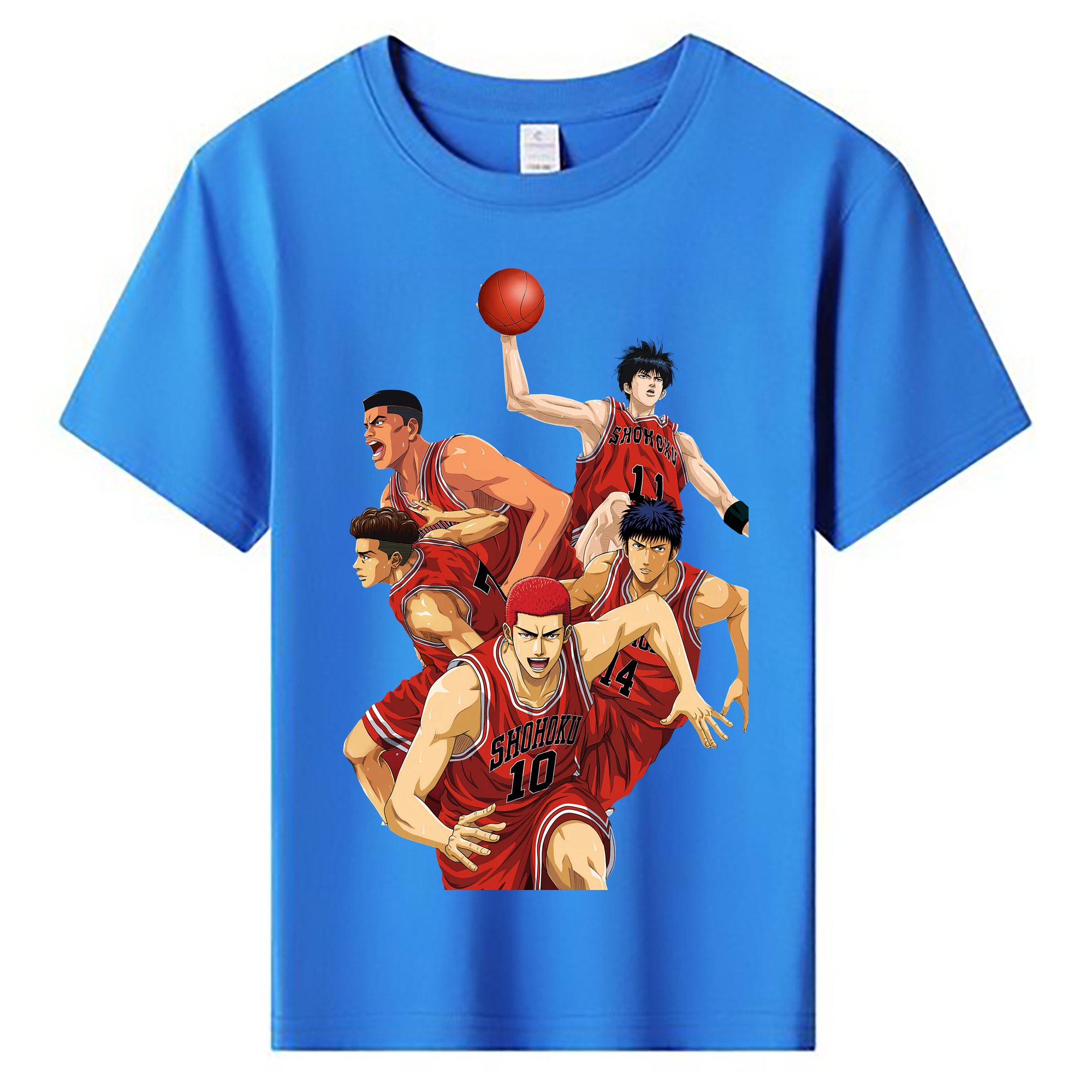 （画像用） SLAM DUNK／スラムダンク 綿100％キッズTシャツ（フロントプリント）
